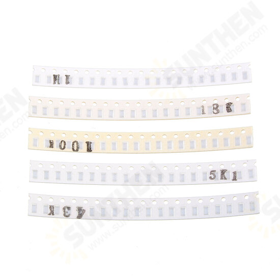 660Pcs 33 Values 20 Each 1206 SMD Resistor Kit Assorted Kit 1ohm-1M ohm 1% Sample Kit 660Pcs 33 Values 20 Each 1206 SMD Resistor Kit Assorted Kit 1ohm-1M ohm 1% Sample Kit