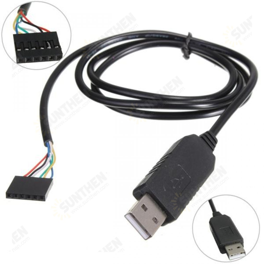 6Pin FTDI FT232RL USB To Serial Adapter Module USB TO TTL RS232 Cable
