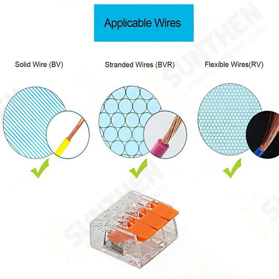 75pcs For 221 Electrical Connectors Wire Block Clamp Terminal Cable Reusable Mini Quick Home Wire Terminal Connector 75pcs For 221 Electrical Connectors Wire Block Clamp Terminal Cable Reusable Mini Quick Home Wire Terminal Connector