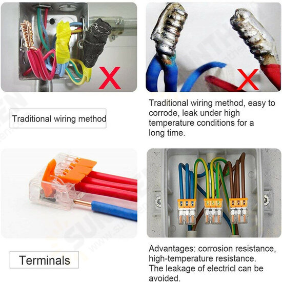 75pcs For 221 Electrical Connectors Wire Block Clamp Terminal Cable Reusable Mini Quick Home Wire Terminal Connector 75pcs For 221 Electrical Connectors Wire Block Clamp Terminal Cable Reusable Mini Quick Home Wire Terminal Connector