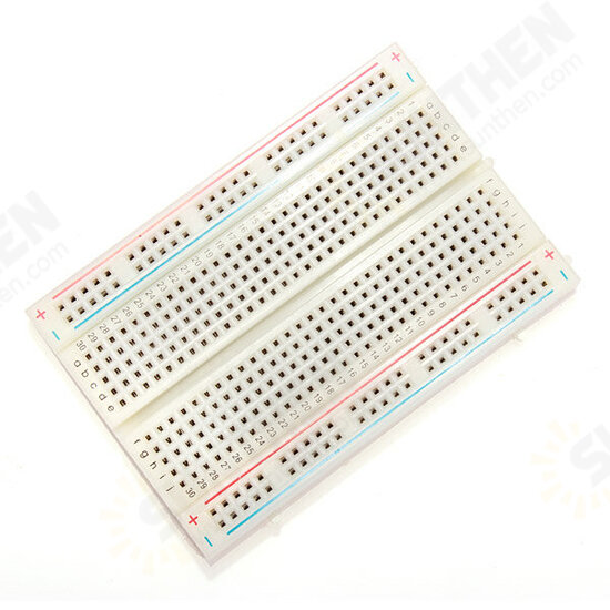 8.5 x 5.5cm 400 Tie Points 400 Holes Solderless Breadboard Bread Board