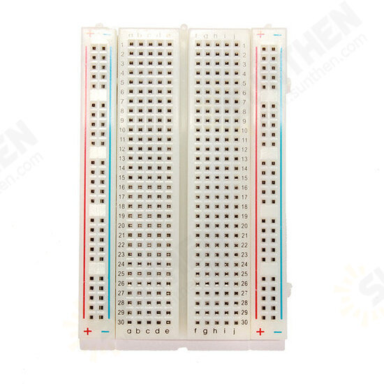 8.5 x 5.5cm 400 Tie Points 400 Holes Solderless Breadboard Bread Board