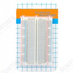 8.5 x 5.5cm 400 Tie Points 400 Holes Solderless Breadboard Bread Board 8.5 x 5.5cm 400 Tie Points 400 Holes Solderless Breadboard Bread Board