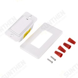 AC100-120V White 120 Keys Mechanical Wifi Smart Switch Smart Speaker Voice Control Support Alexa AC100-120V White 120 Keys Mechanical Wifi Smart Switch Smart Speaker Voice Control Support Alexa
