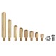 260Pcs M2 PCB Threaded Brass Male Female Standoff Spacer Board Hex Screws Nut Assortment Box Kit Set with Plastic Box Hollow 260Pcs M2 PCB Threaded Brass Male Female Standoff Spacer Board Hex Screws Nut Assortment Box Kit Set with Plastic Box Hollow