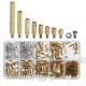 260Pcs M2 PCB Threaded Brass Male Female Standoff Spacer Board Hex Screws Nut Assortment Box Kit Set with Plastic Box Hollow 260Pcs M2 PCB Threaded Brass Male Female Standoff Spacer Board Hex Screws Nut Assortment Box Kit Set with Plastic Box Hollow