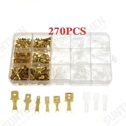 315PCS/270PCS/210PCS /150PCS Golden 2.8mm/4.8mm/6.3mm Terminal Explosion Box Combination 315PCS/270PCS/210PCS /150PCS Golden 2.8mm/4.8mm/6.3mm Terminal Explosion Box Combination