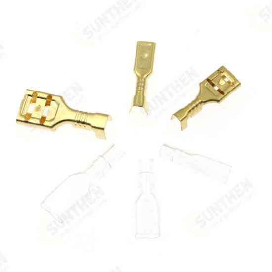 315PCS/270PCS/210PCS /150PCS Golden 2.8mm/4.8mm/6.3mm Terminal Explosion Box Combination