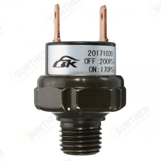 Air Compressor Tank Pressure Switch 170 Psi On-200 Psi Off Air Ride Suspension Air Compressor Tank Pressure Switch 170 Psi On-200 Psi Off Air Ride Suspension