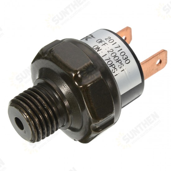 Air Compressor Tank Pressure Switch 170 Psi On-200 Psi Off Air Ride Suspension Air Compressor Tank Pressure Switch 170 Psi On-200 Psi Off Air Ride Suspension