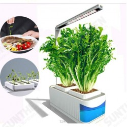 Blue Intelligent Plant Lamp 8W Home And Office Indoor Planting European / American / British Regulations Smart Plant Light Blue Intelligent Plant Lamp 8W Home And Office Indoor Planting European / American / British Regulations Smart Plant Light