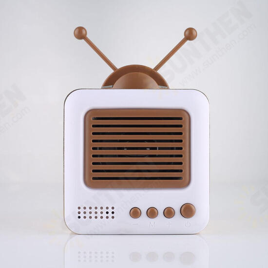 Bluetooth Speaker Retro TV-shaped Stand Mini Speaker Bluetooth Stereo HIFI Sound