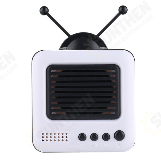 Bluetooth Speaker Retro TV-shaped Stand Mini Speaker Bluetooth Stereo HIFI Sound