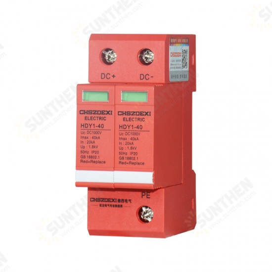 2P20KA DC 1000V Electric Surge Protector Circuit Breaker