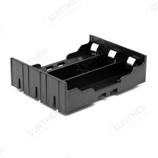 DIY 3-Slot 18650 Battery Holder With Pins