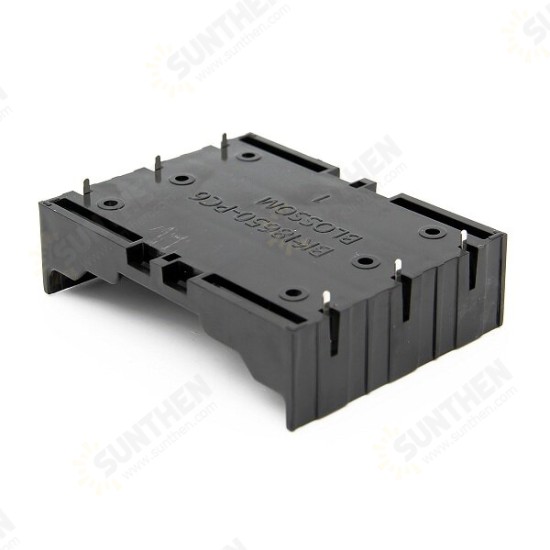 DIY 3-Slot 18650 Battery Holder With Pins