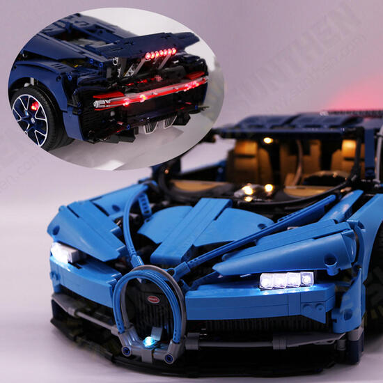 DIY LED Light Kit Only For LEGO 42083 Bugatti Chiron Technic Set DIY Car KitLuminous Blocks Rc Car Parts