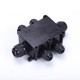 2P/3P/4P Small Plastic PC IP68 Waterproof Electrical Junction Box 713 with Terminal