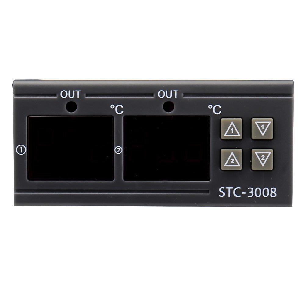 Dual Digital Incubator Thermostat Temperature Controller Two Relay ...