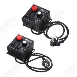 EU/UK Plug AC 220V 4000W SCR Electronic Voltage Regulator Temperature Motor FAN Speed Controller Dimmer Electric Tool Adjustable EU/UK Plug AC 220V 4000W SCR Electronic Voltage Regulator Temperature Motor FAN Speed Controller Dimmer Electric Tool Adjustable