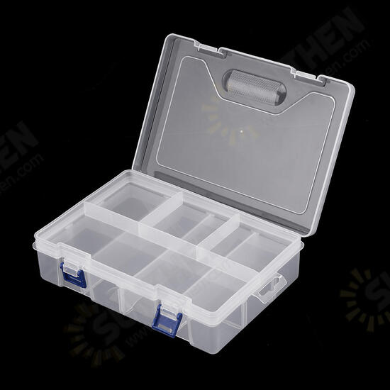 F240 234x168x62MM Double Layer Component Box Parts Box Storage Box Tool Box Electronic Component Box