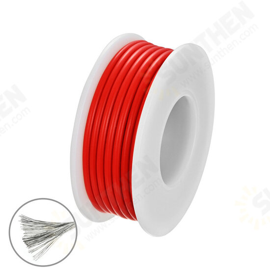 Flexible Silicone Wire and Cable 5 Colors in a Box Mixed Wire Tinned DIY High Quality Pure Copper Line 20AWG/22AWG/24AWG/26AWG/28AWG