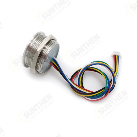 GM861 Circular Barcode QR Code Scanning and Recognition Module 1D/2D Code Reader with LED Indicator Light Threaded Shell