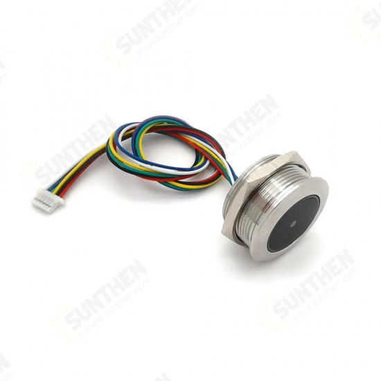 GM861 Circular Barcode QR Code Scanning and Recognition Module 1D/2D Code Reader with LED Indicator Light Threaded Shell