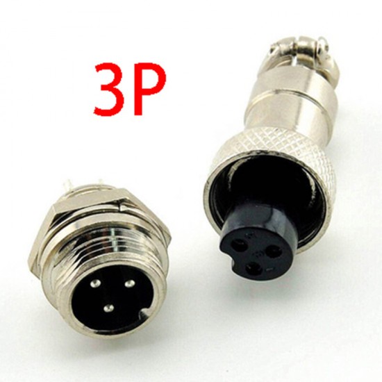 GX16 Aviation Plug Socket Connector 2P3P5P Pin Electric Scooter eBike Charger Plug Cable