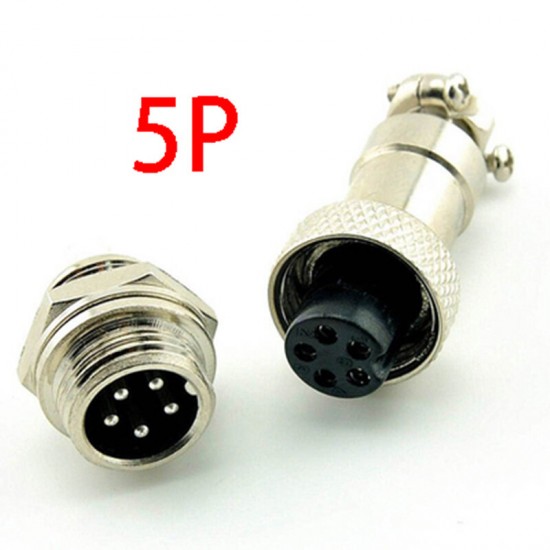 GX16 Aviation Plug Socket Connector 2P3P5P Pin Electric Scooter eBike Charger Plug Cable