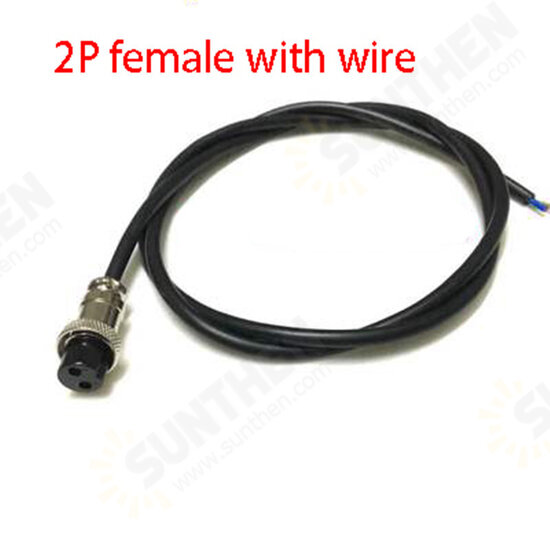 GX16 Aviation Plug Socket Connector 2P3P5P Pin Electric Scooter eBike Charger Plug Cable