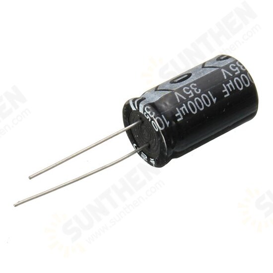 10pcs 35V 1000uF Electrolytic Capacitor Low ESR 13 x 20mm