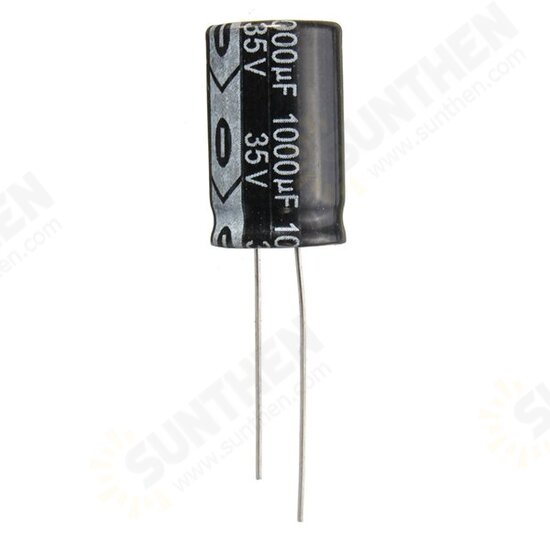 10pcs 35V 1000uF Electrolytic Capacitor Low ESR 13 x 20mm