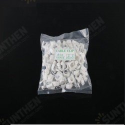 100Pcs 8mm Line Card Retainer Steel Nail Wire Card Nail Network Cable Phone Line Nail with Plastic Bag 100Pcs 8mm Line Card Retainer Steel Nail Wire Card Nail Network Cable Phone Line Nail with Plastic Bag