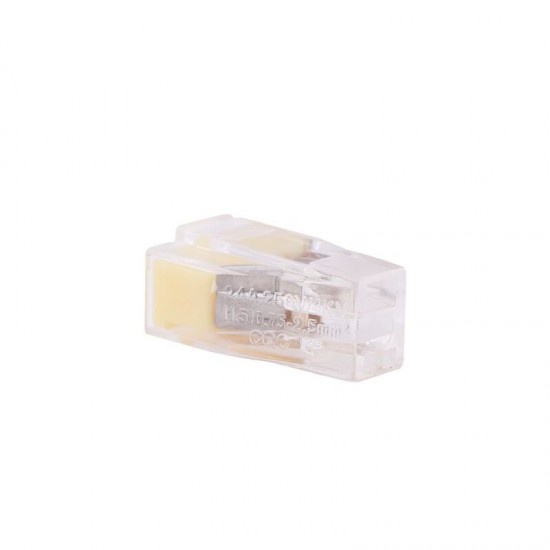 20 Pcs H-773-102 2 Holes Electrical Connectors for Decoration Lamps with Plastic Box