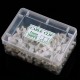 50/100Pcs 3.5-25mm Network Cable Nails Steel Nails Network Cable Trough Line Clips Sub-clamps with Plastic Box