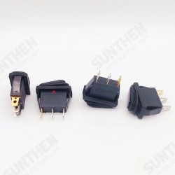 KCD3 2/3 Position 3Pin ON-OFF/ON-OFF-ON 15A 250V AC/20A 125V AC Light Waterproof Rocker Power Switch with LED Button Switch KCD3 2/3 Position 3Pin ON-OFF/ON-OFF-ON 15A 250V AC/20A 125V AC Light Waterproof Rocker Power Switch with LED Button Switch
