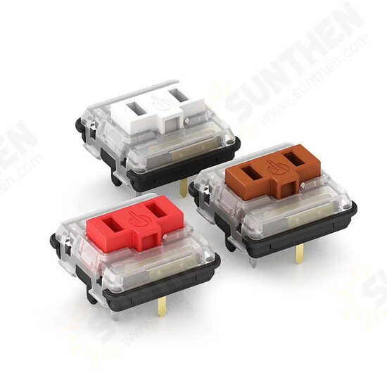 Low Profile Switch 1350 Chocolate Keyboard Switch RGB SMD Mechanical Keyboard White Stem Clicky Hand Feeling