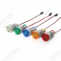 AD101-22AM 0-100A 22MM Mini LED Digital Ammeter 5 Color Available Circle Panel Current Meter Tester Pilot Light Indicator Display AD101-22AM 0-100A 22MM Mini LED Digital Ammeter 5 Color Available Circle Panel Current Meter Tester Pilot Light Indicator Display