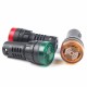 AD16-22SM 12V 24V 110V 220V 380V 22mm Flash Signal Light LED Active Buzzer Beep Alarm Indicator Red Green Yellow