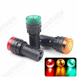 AD16-22SM 12V 24V 110V 220V 380V 22mm Flash Signal Light LED Active Buzzer Beep Alarm Indicator Red Green Yellow AD16-22SM 12V 24V 110V 220V 380V 22mm Flash Signal Light LED Active Buzzer Beep Alarm Indicator Red Green Yellow