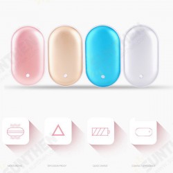 Pocket Hand Warmer Heater USB Charger Electric Rechargeable 5000mAh Power Bank Pocket Hand Warmer Heater USB Charger Electric Rechargeable 5000mAh Power Bank