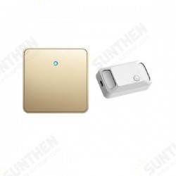 H9 Gold 1Gang Wireless smart Switch 433Mhz 300M White RF Remote Controller H9 Gold 1Gang Wireless smart Switch 433Mhz 300M White RF Remote Controller