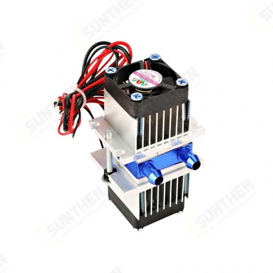 Semiconductor Refrigeration Kit DIY Freezer Small Air Conditioner Water-cooled 12V 120W Mini Refrigerator System Set