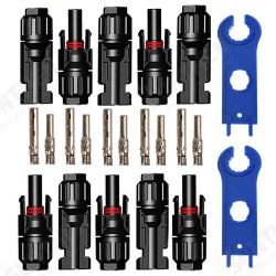 Solar Panel Connector Male and Female 30A DC1000V Pair Plug Cable Connector for Photovoltaic Module System Solar Panel Connector Male and Female 30A DC1000V Pair Plug Cable Connector for Photovoltaic Module System