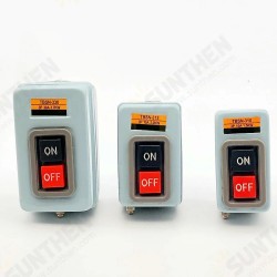 TBSN-310/315/330 3P AC 380V 10/15/30A 1.5/2.2/3.7KW Metal Button Switch Control Box Power Three Phases Electrical Equipment TBSN-310/315/330 3P AC 380V 10/15/30A 1.5/2.2/3.7KW Metal Button Switch Control Box Power Three Phases Electrical Equipment