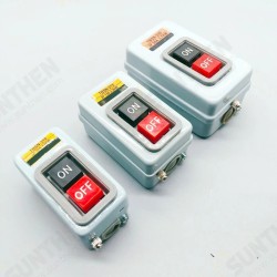 TBSN-310/315/330 3P AC 380V 10/15/30A 1.5/2.2/3.7KW Metal Button Switch Control Box Power Three Phases Electrical Equipment TBSN-310/315/330 3P AC 380V 10/15/30A 1.5/2.2/3.7KW Metal Button Switch Control Box Power Three Phases Electrical Equipment