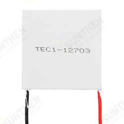TEC1-12703 40x40MM 12V3A Thermoelectric Cooler Peltier Refrigeration Plate TEC1-12703 40x40MM 12V3A Thermoelectric Cooler Peltier Refrigeration Plate
