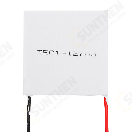 TEC1-12703 40x40MM 12V3A Thermoelectric Cooler Peltier Refrigeration Plate