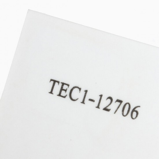 TEC1-12706 40x40mm Thermoelectric Cooler Peltier Refrigeration Plate Module 12V 60W